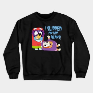 slipped Crewneck Sweatshirt